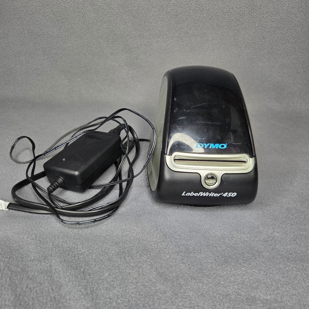 DYMO LabelWriter 450 Thermal Printer Black/Silver Excellent 1750110 USB